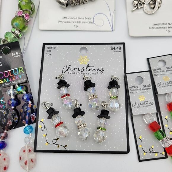 New High Quality Art Glass & Metal Beads Assorted Lot - Picture 14 of 14